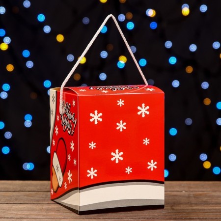 Gift box "Smokyubik Santa Claus", 12 x 12 x 15.5 cm-1