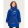Coat for girls, height 146 cm, blue color