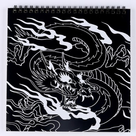 Substanton Gravru-coloring “Dragons in the real world”, 19 x 19 cm-2