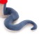 New Year! Soft toy "Snake Hitch", blue color, 20 cm