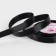 A satin ribbon "Silver threads", 15 mm × 23 ± 1 m, black color No. 39