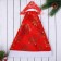 New Year's cap "Golden Snowflakes" 39x27 cm, red
