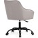 Computer chair Oisha plastic/velor, black/gray 56x63x80 cm