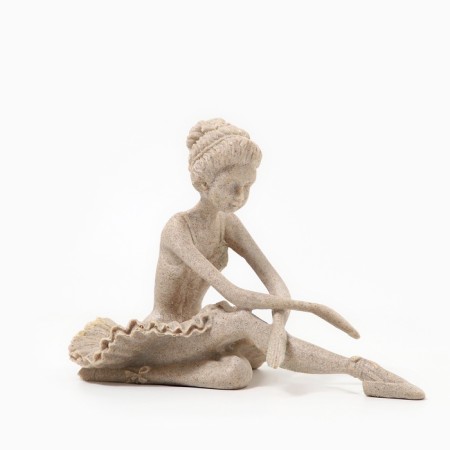 Polystone statuette "Ballerina" white 31 x 17.5 x 21.5 cm