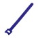 Velcro screed for wires 150x10x1.5 mm tundra, blue color, 10 pcs.