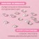 Rhinestones "truncated cone", glass, d = 3.2 mm, 100 pcs, silver color