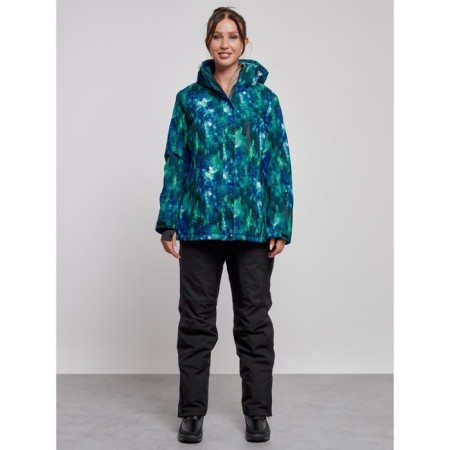 Ski costume female winter, size 60, blue color