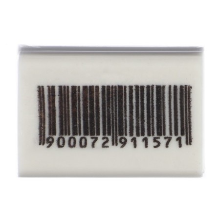 Set of eraser rectangular white, 10 pieces, in film-2