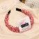 Brown hair rim "style", 2.5 cm, ashen-red