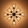 Cell chandelier Loft Klaark, 40W, E27, 75x75x31 cm