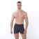 Panties men's boxers, black color/stars, size 56