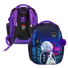 Frame backpack 38 x 28 x 16, Devente Choice 17l, City Girl, black/purple 70333413