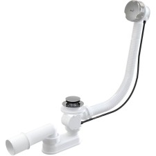 Siphon Alcaplast a51cr, length 100 cm, for a bath, machine gun, set, chrome