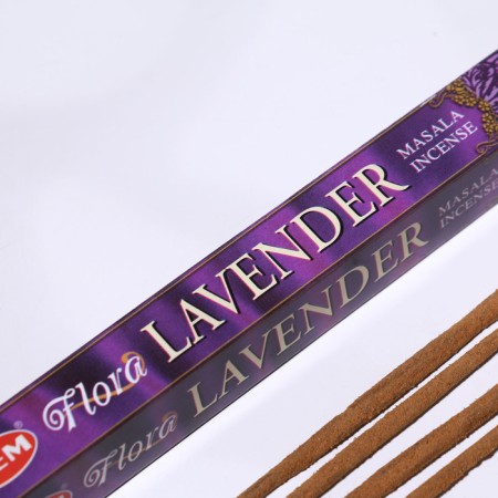 Incense Hem "Flora Masala Lavender. Lavender", 8 wands in packaging, four -grade-1
