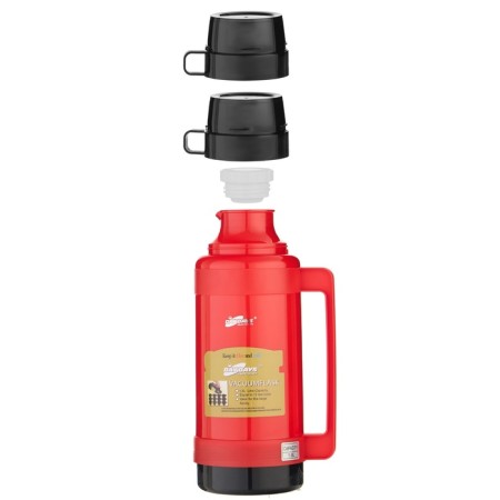 Thermos 1.8 l, with a glass flask, 12 x 36 cm, red-4
