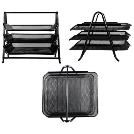 Set of desktop Brauberg "Germanium", 6 items, black, metal, 237985-6