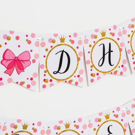 Girlyanda Paper "Happy Birthday", Little Miss-2