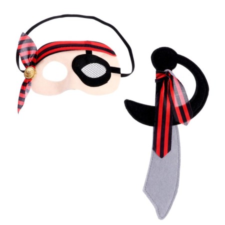 Carnival set "Pirate", 2 items: mask, knife