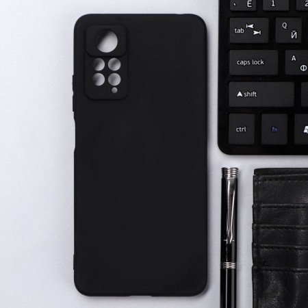 Innovation cover, for Xiaomi Redmi Note 11 Pro, silicone, matte, black