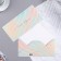 Money envelope "Happy Birthday!" stripes, 8 x 16.3 cm