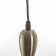 Lamp "Lord" 1x40W E27 bronze/black 12x12x34 (134) cm