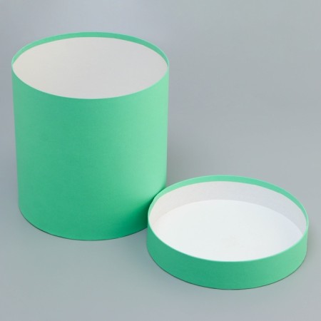 Box Gift round, "salad" 21*21*21cm-4