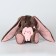 Soft toy "Li with a hare", bunny, 25 cm