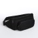 Lightning waist bag, external pocket, black color