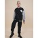 Pants for girls, height 140 cm, black color