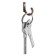 Hook furniture tundra TKO015, one -rod, copper, 1000 pcs