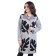 Cardigan female, size 42, gray color