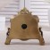 Table hours "Fireplace", 21 x 19 x 6.5 cm, D-7 cm, gold