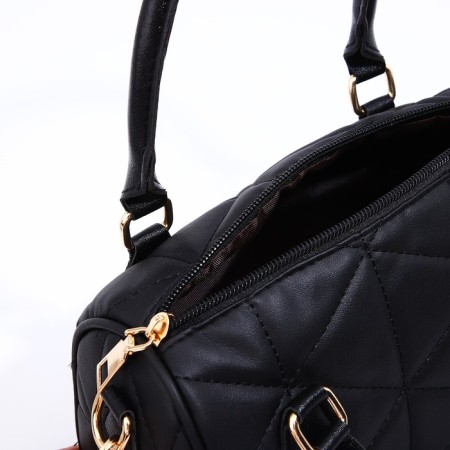 Women's bag with lightning, black color-5