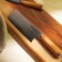 Koty Kitchen Sl Home "Olivia", hatchet, blade 17.78 cm, damas steel, brown color