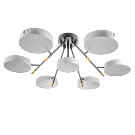 Luga "Lag" 7XLED 168W 3000-6000K black and white 85x85x30 cm Bayerlux