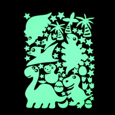Sticker 3D Interior luminous dinosauric 30*20cm