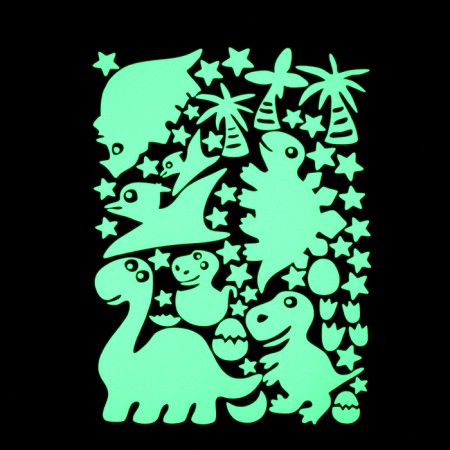 Sticker 3D Interior luminous dinosauric 30*20cm