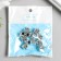 Bead for creativity Metal "Castle" silver 1.1x1.2 cm