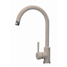Florentina “Alpha” kitchen mixer high spout, beige color