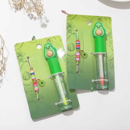 Set 2 objects: bracelet, lip gloss "avocado" with a leaflet, color-4