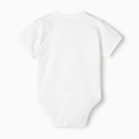 Body with a short sleeve is milk, openwork, height 62 cm-4