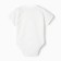 Body with a short sleeve is milk, openwork, height 62 cm