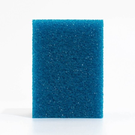 Rectangular sponge for filter No. 10, coarse, 10 x 10 x 14 cm, blue-1