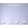 Suspended lamp with a change of lamp Ambrella Light, Techno, TN71037, GX53, white color