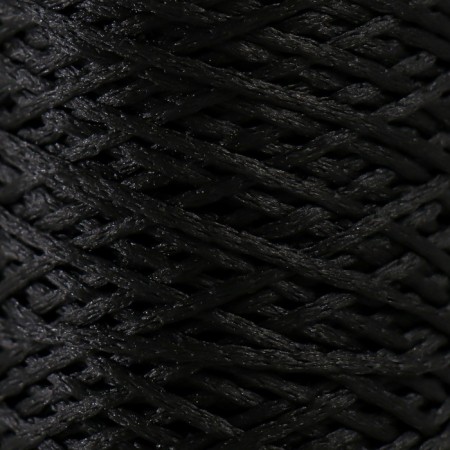 Knitting cord 100% polyester 1mm 200m/75 ± 10g (13-black)-2
