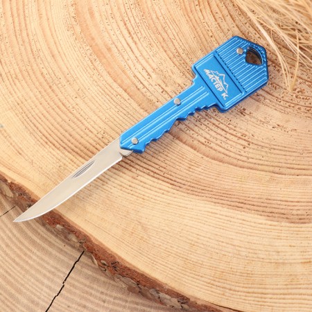 The folding "key" is 11.7 cm, the blade is 47mm/1.8 mm, keychain, mix-1