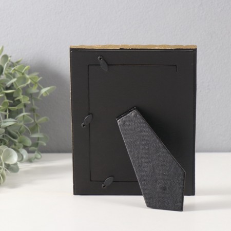 Photo frame Polystone 10x15 cm "Cubes" golden 1.7x15.2x19.8 cm-3