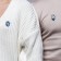 Beshraznemini icons Bast Frands, white blue in black metal