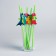 Dinosauric cocktail tubes, set of 6 pcs.