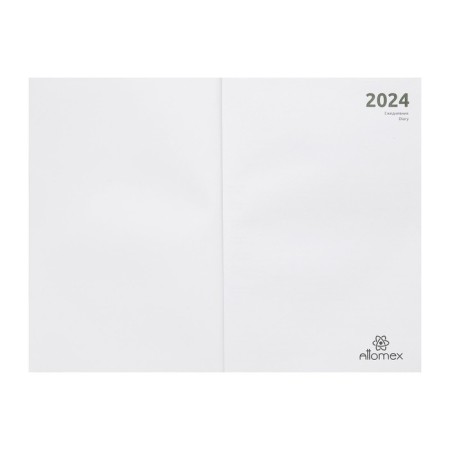 Dated diary of 2024, A5, 176 sheets, Attomex.arkona, Bumvinyl cover, Lasse, Block 70 g/m2, blue-2